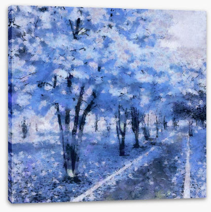 Snow blue avenue