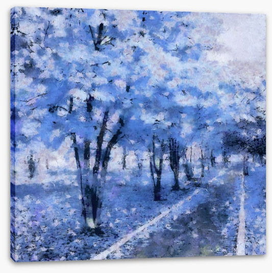 Snow blue avenue