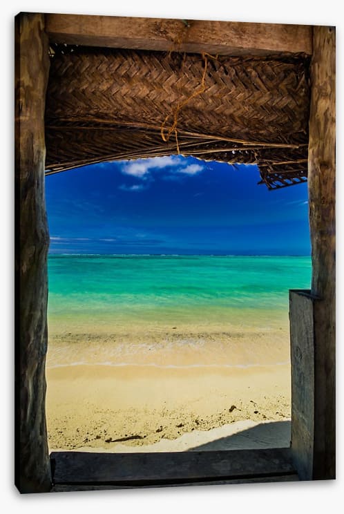 Through the fale window