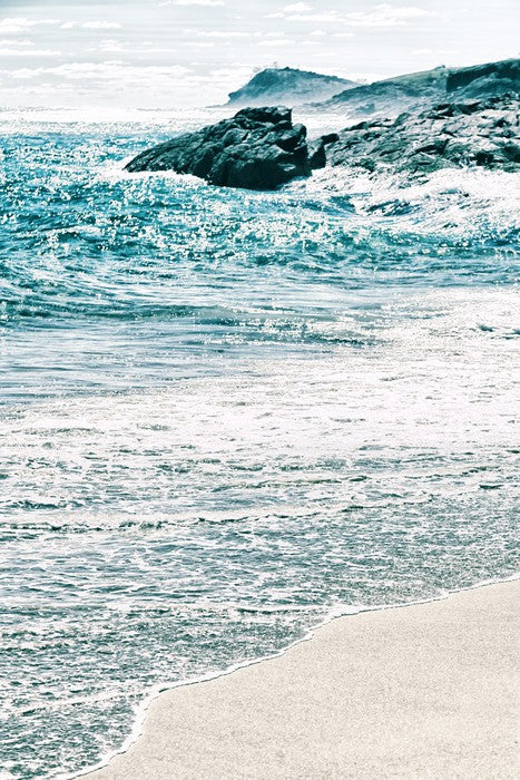 The shimmering sea