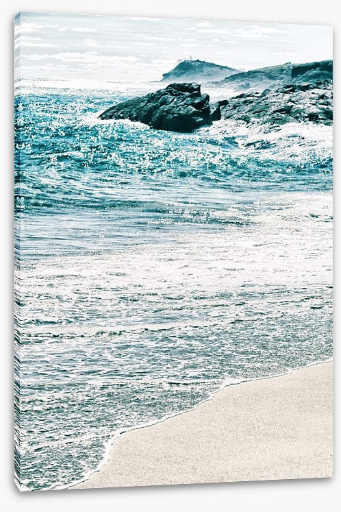 The shimmering sea