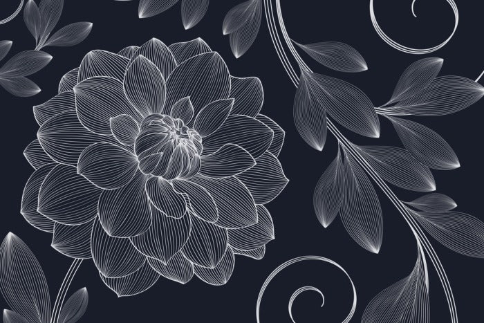 Dahlia flourish