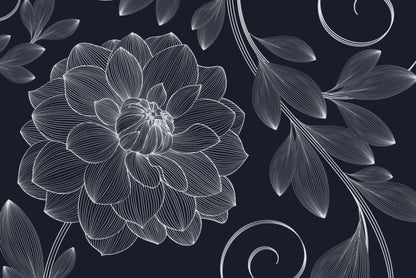 Dahlia flourish