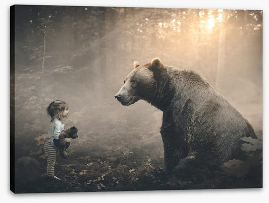 Teddy meets bear
