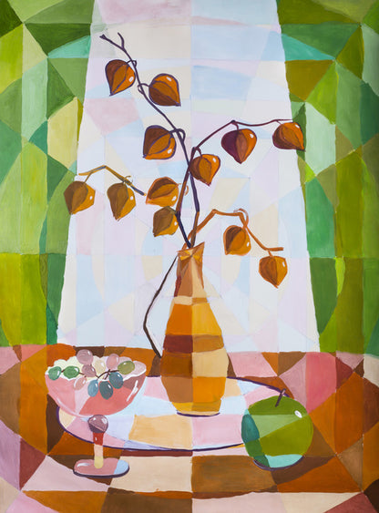 Goldenberry vase