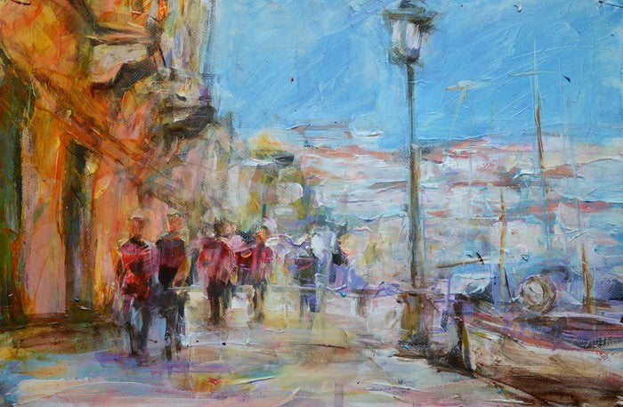 Along the embankment