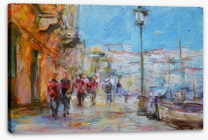 Along the embankment