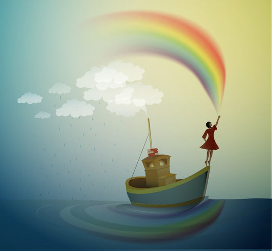 The rainbow girl