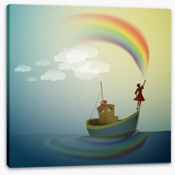 The rainbow girl