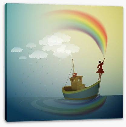 The rainbow girl