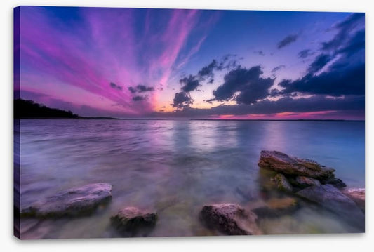Pink sky twilight