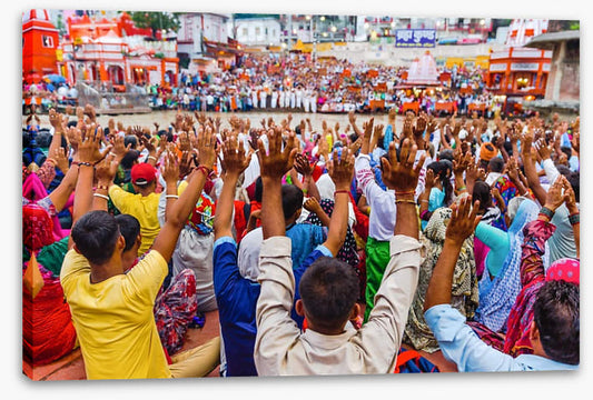 The Ganga Aarti ceremony