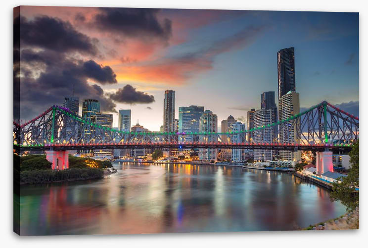 Story Bridge night lights