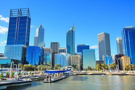 Perth in blue