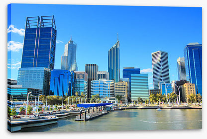 Perth in blue