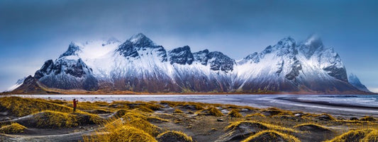 Vestrahorn peaks panorama