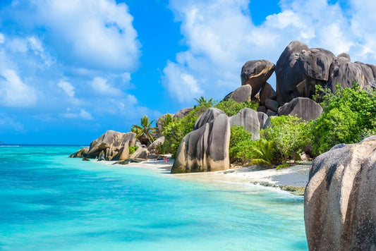 The boulder beach