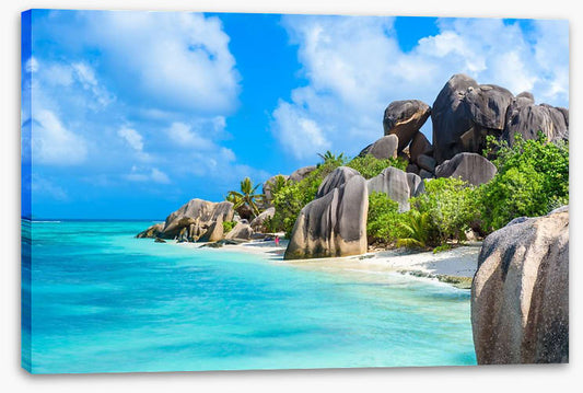 The boulder beach