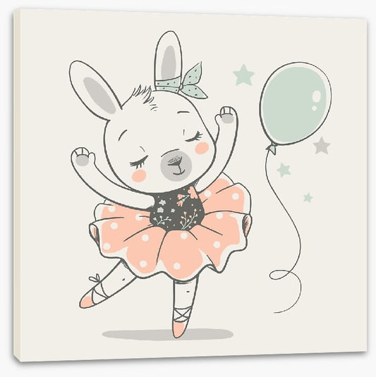 Bunny balloon ballerina