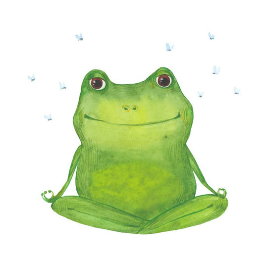 Green frog zen