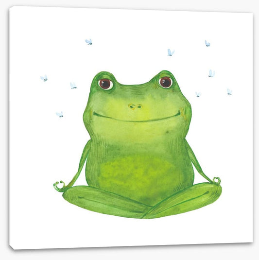 Green frog zen