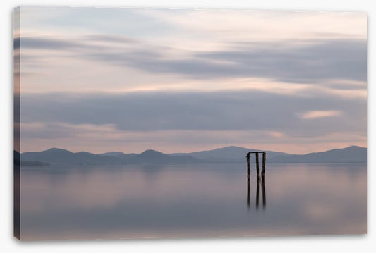 Across the lake