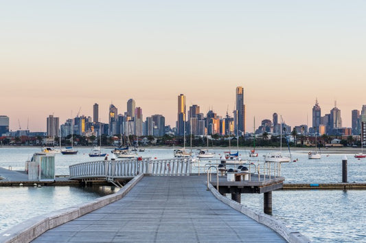 The city from St Kilda