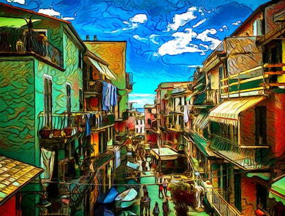 Cinque Terre streetscape