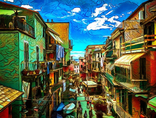 Cinque Terre streetscape