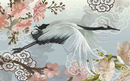 Sakura cloud crane
