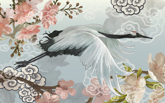 Sakura cloud crane