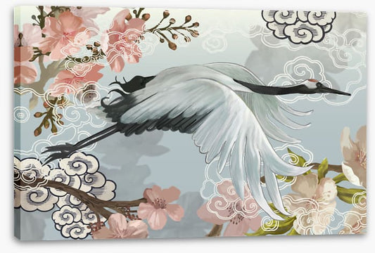 Sakura cloud crane