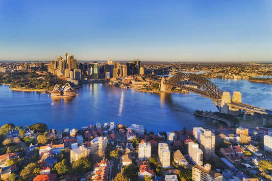 Across the harbour