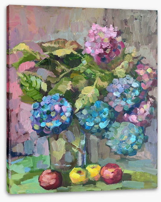 Hydrangea and fruit