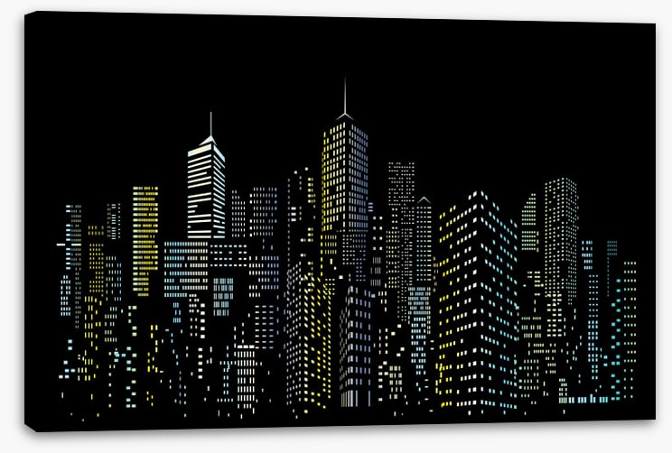 New York night lights