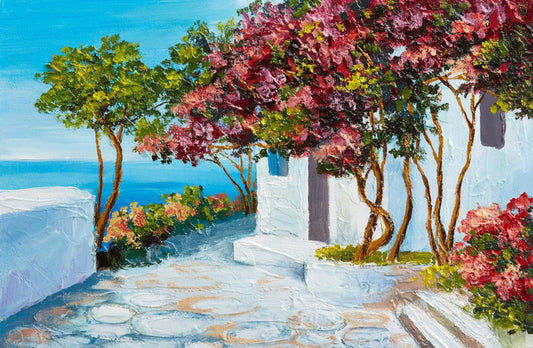 Trees on the terrace