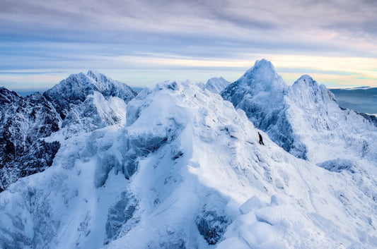 Lonely climber