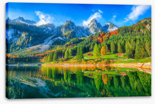 Gosausee lake reflections