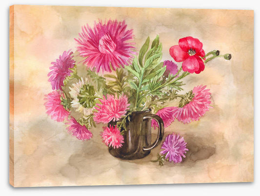 Black mug asters