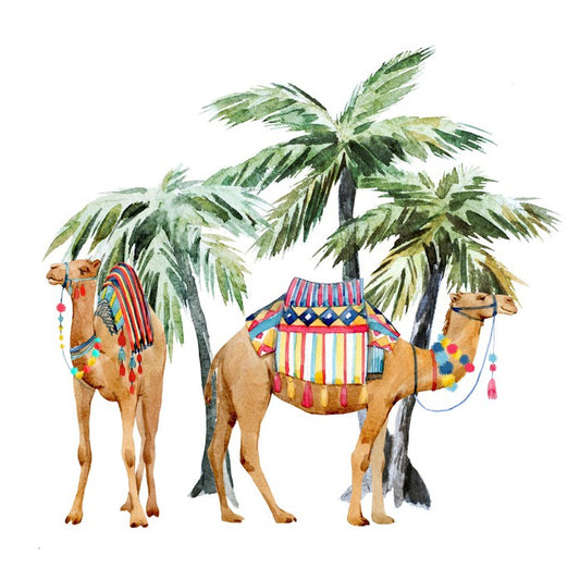 Date palm camels