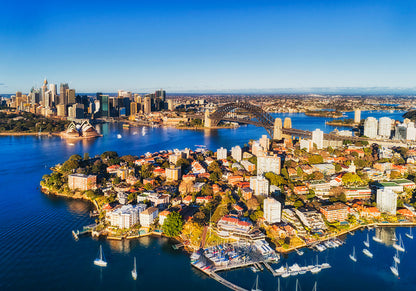 Sydney harbour sunshine