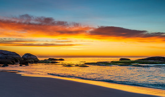 Sunset shadows