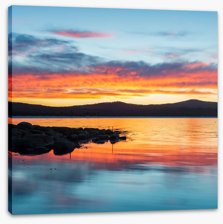 Binalong Bay silhouettes