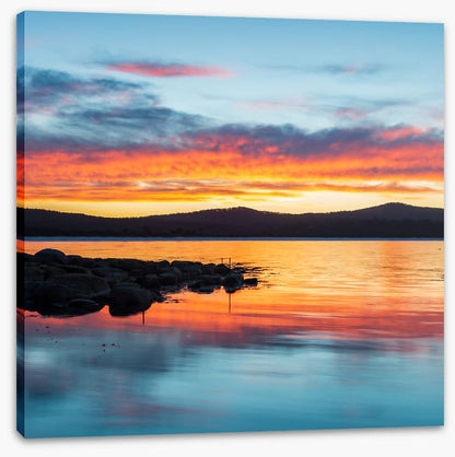 Binalong Bay silhouettes