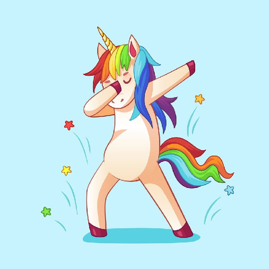 Dab dancing unicorn