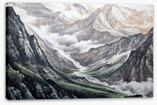 Mistfall in the valley