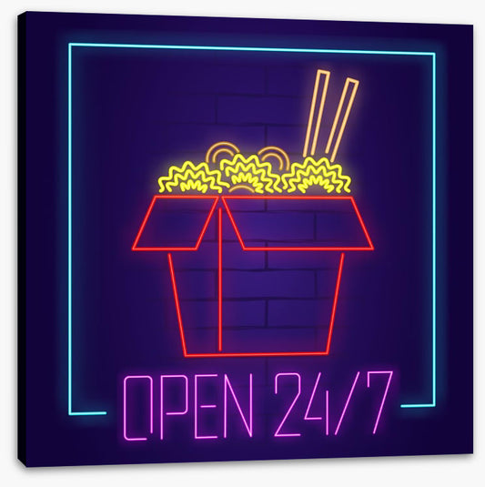 Neon noodles