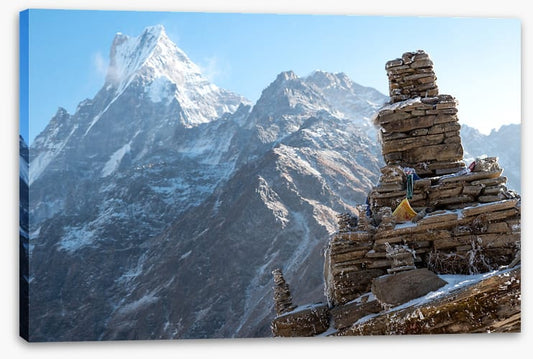 Alongside Machapuchare