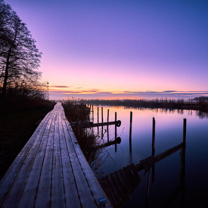 Dusk on the dock