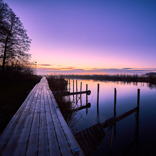 Dusk on the dock
